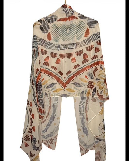 Printed Modal Scarf-Chiffon