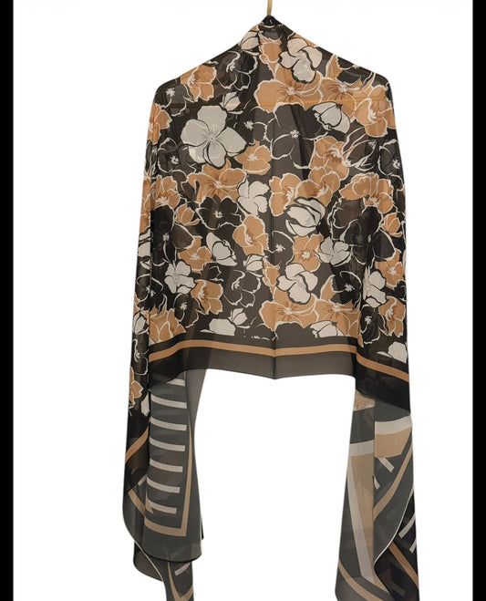 Printed Modal Scarf-Chiffon
