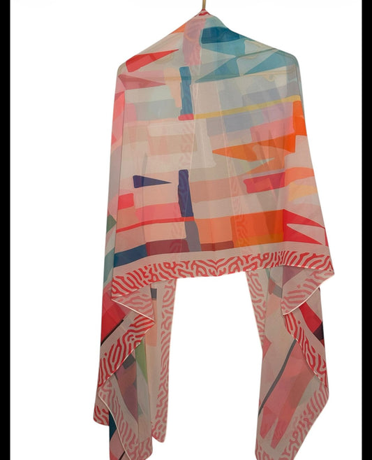 Printed Modal Scarf-Chiffon