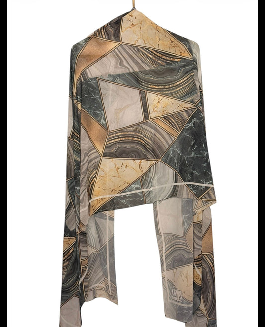 Printed Modal Scarf-Chiffon