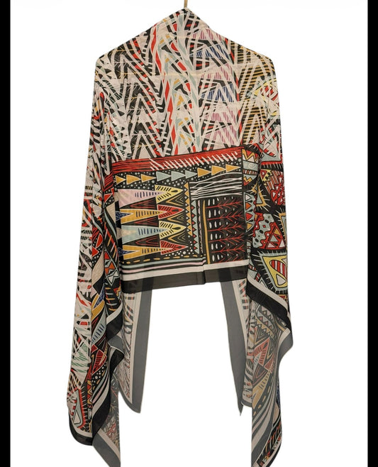 Printed Modal Scarf-Chiffon